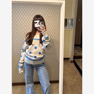 巨好看的秋天穿搭2025新款韩系一字肩针织衫毛衣女秋冬季露肩上衣