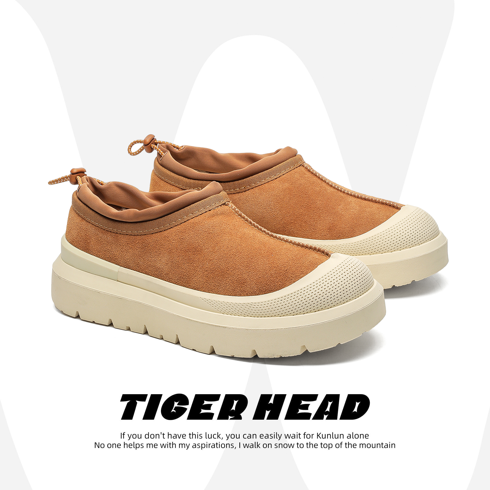 雪地靴男女加绒加厚皮毛一体棉鞋