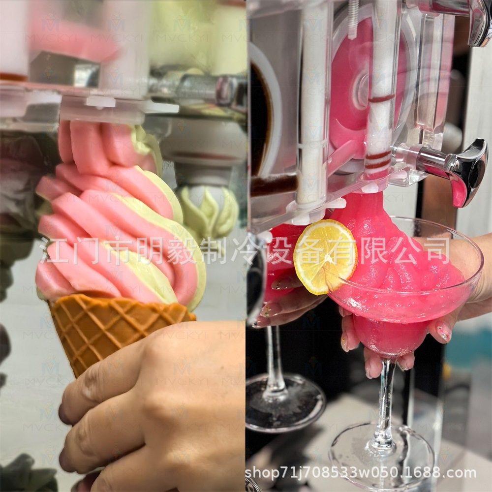 广东工厂 雪糕和冷饮制作机器设备 商用立式台式大型软冰淇淋机