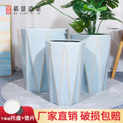 陶瓷大花盆欧式简约破损包赔