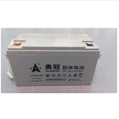 新款奥冠蓄电池12V65AH100AH38AH24AH40A120AH200A太阳能专用胶体