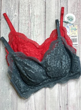 美思诗婷运动内衣女红色薄膜手掌按摩杯舒适睡眠瑜伽万能杯X4127