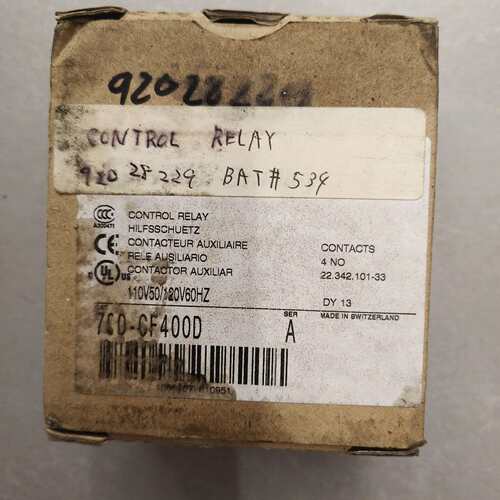 维修-Bradley接触器 700-CF400D  1议价