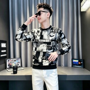 社会小伙男矮小个子加绒加厚小码卫衣xs小号S小码修身加绒T恤体恤