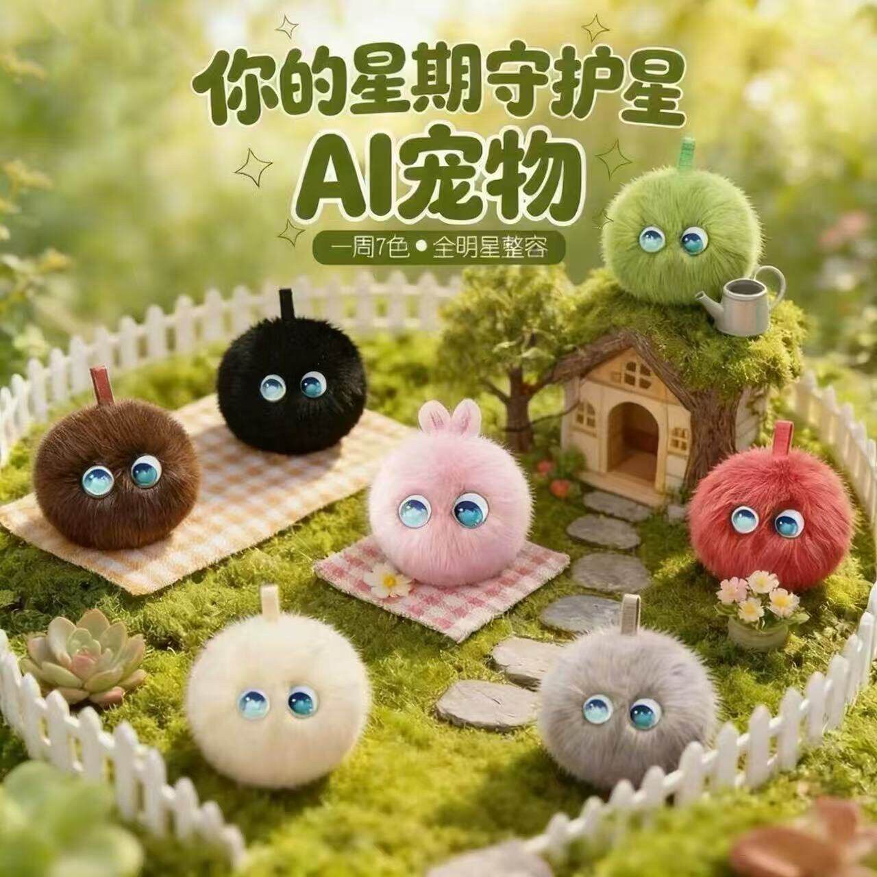 ai智能机器人儿童聊天对话陪伴学习豆包电子宠物毛绒玩具生日礼物