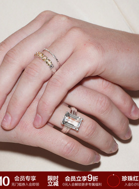 SOFT ROOM细闪双层戒指小众设计高级感轻奢女简约生日礼物