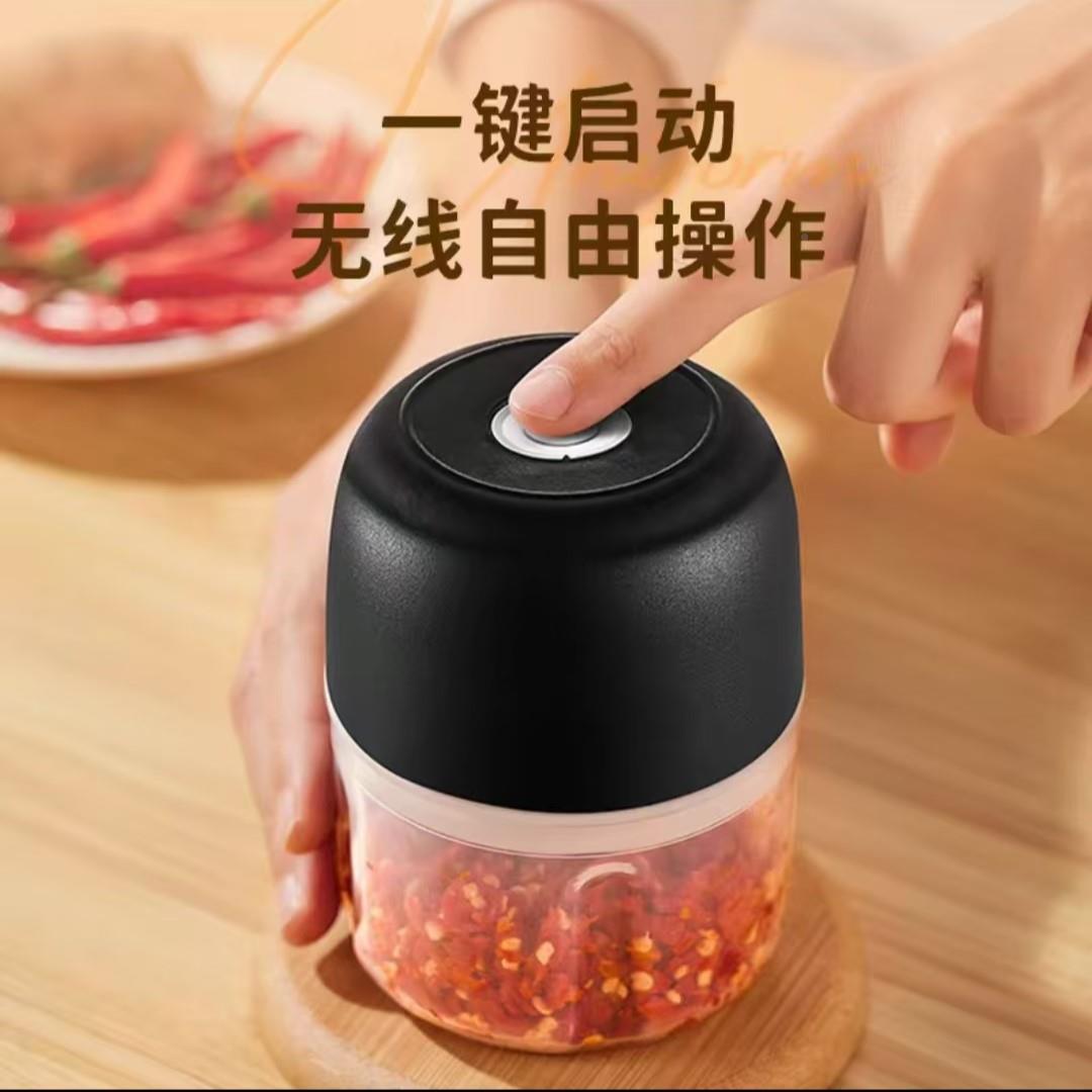 容电动蒜泥器辣497量椒蘸料破碎机绞神肉机破壁机便携式多大功能