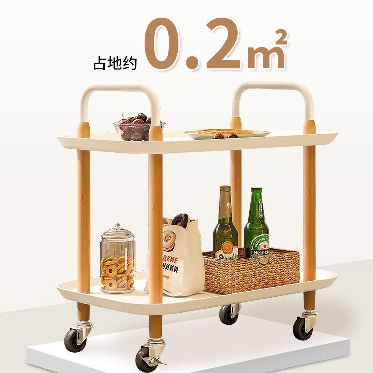 几移动沙发迷你带茶滑轮客H369床头厅床边置物架小推车桌子可边几