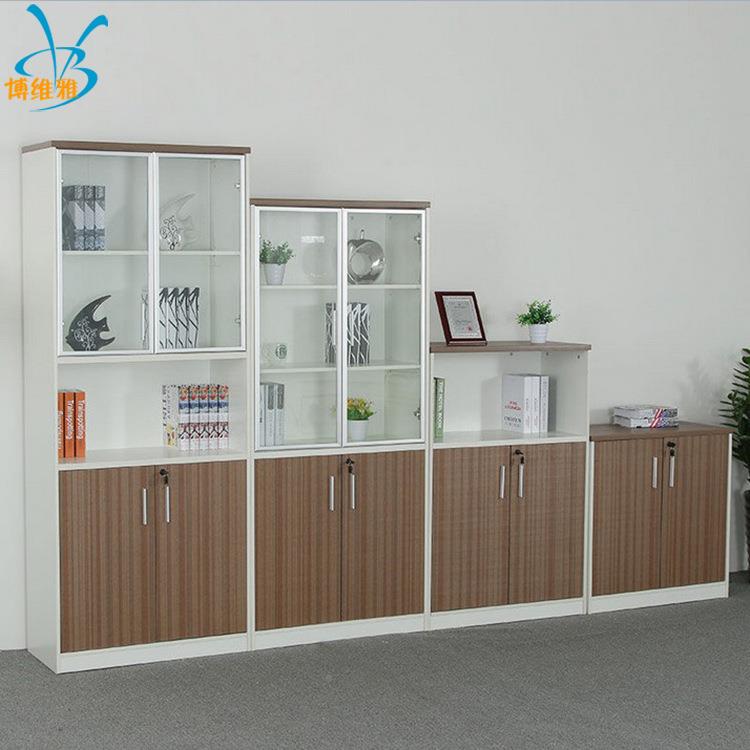 文香河BWY-9000式板家具厂办公件板式储物柜柜高低柜
