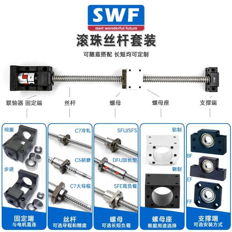 滚珠丝杆螺母滑台1204 1605升降机丝杠电机座套M装TBI2005螺杆导 五金/工具 工作台/防静电工作台/重型工作台 原图主图