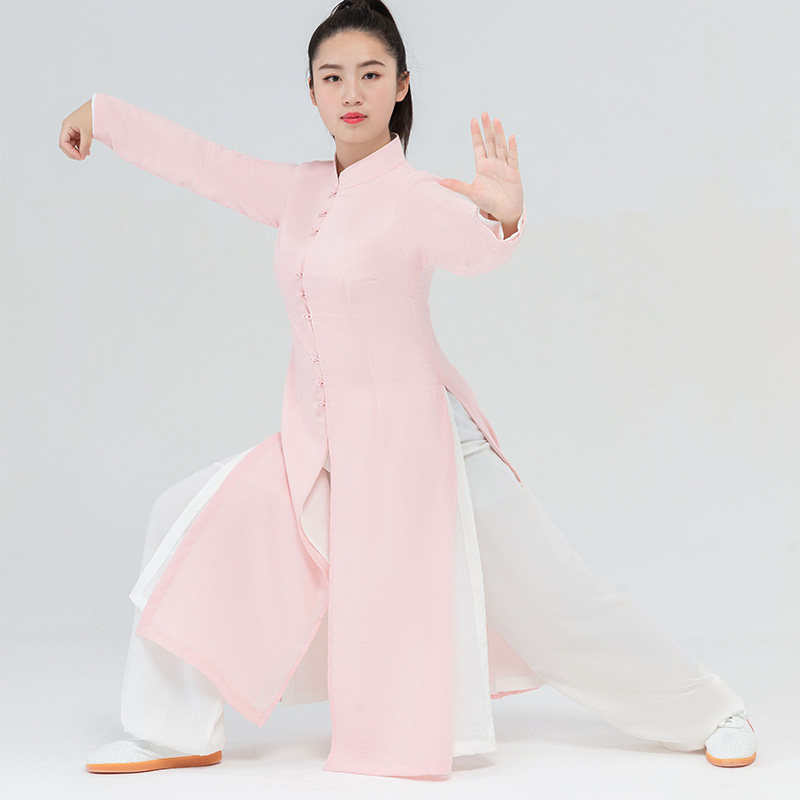 武当太极服两面穿中式古典韵味春夏秋女款中国风飘逸套装夏季古风