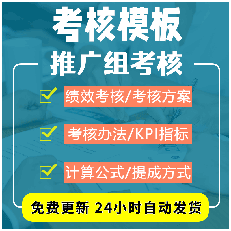 推广组绩效考核方案市场竞争研究数据收集与总结奖金积分范例
