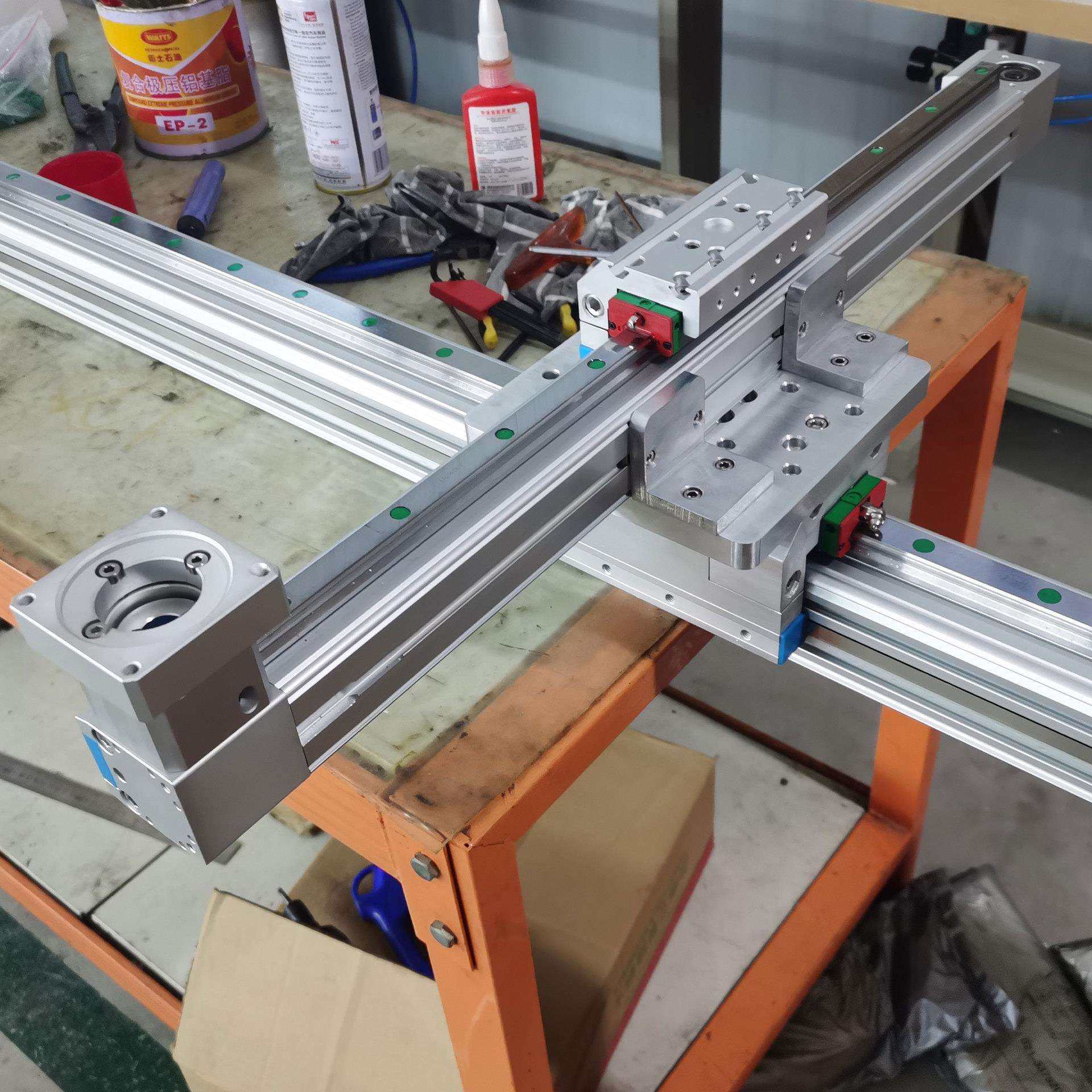 十字滑台同步带十字滑台喷涂设备十字滑台PLC可编程控制操作简便