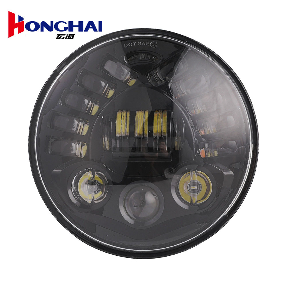 7寸LED远近光透镜前大灯70W