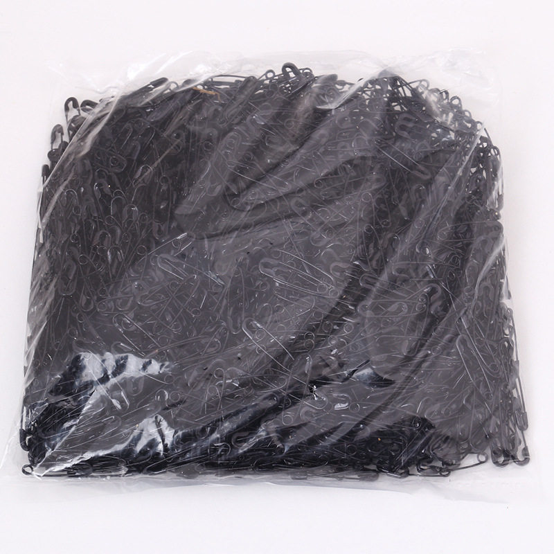 厂家直销服装吊牌商标专用黑色小别针铜质安全别针扣针大量可批发