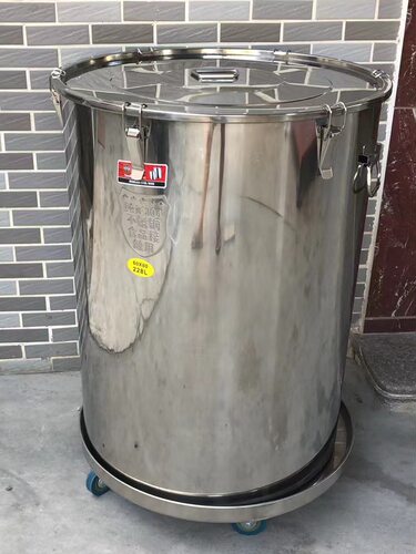 304不锈钢密封桶家用米桶防虫防潮50斤米桶加厚米缸酿酒桶发酵桶