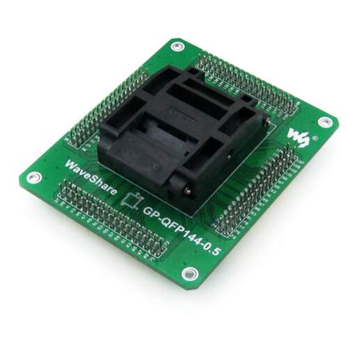 QFP144TQFP144IC51-1444-1354-7通用测试座带排针GP-QFP144-0.5