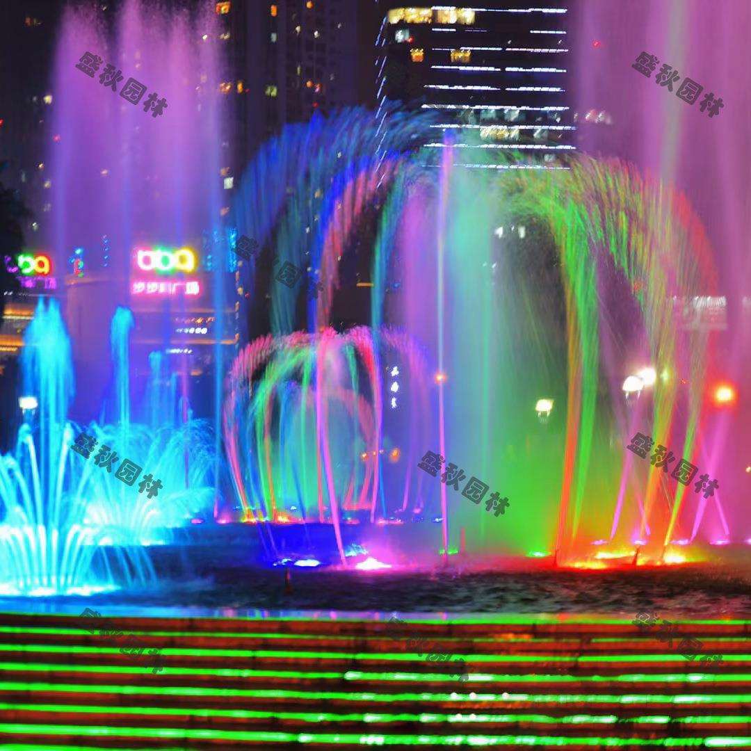 承接大型湖面河道漂浮不锈钢音乐喷泉水景水秀设备设计制作