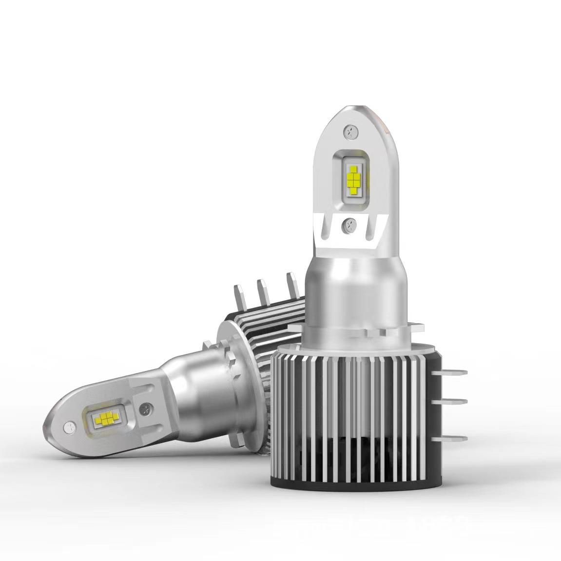 爆款车灯解码超亮聚光白光3570车用灯泡H15汽车LED大灯