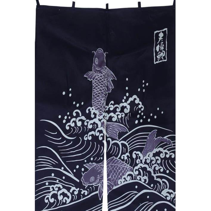 日式料理拉面店门帘中间隔断可穿杆款式宽85cm*高90cm