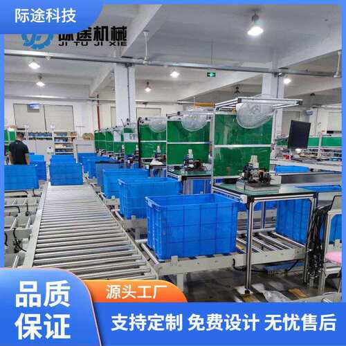 生产线用循环滚筒输送机设备物流动力转角移载机
