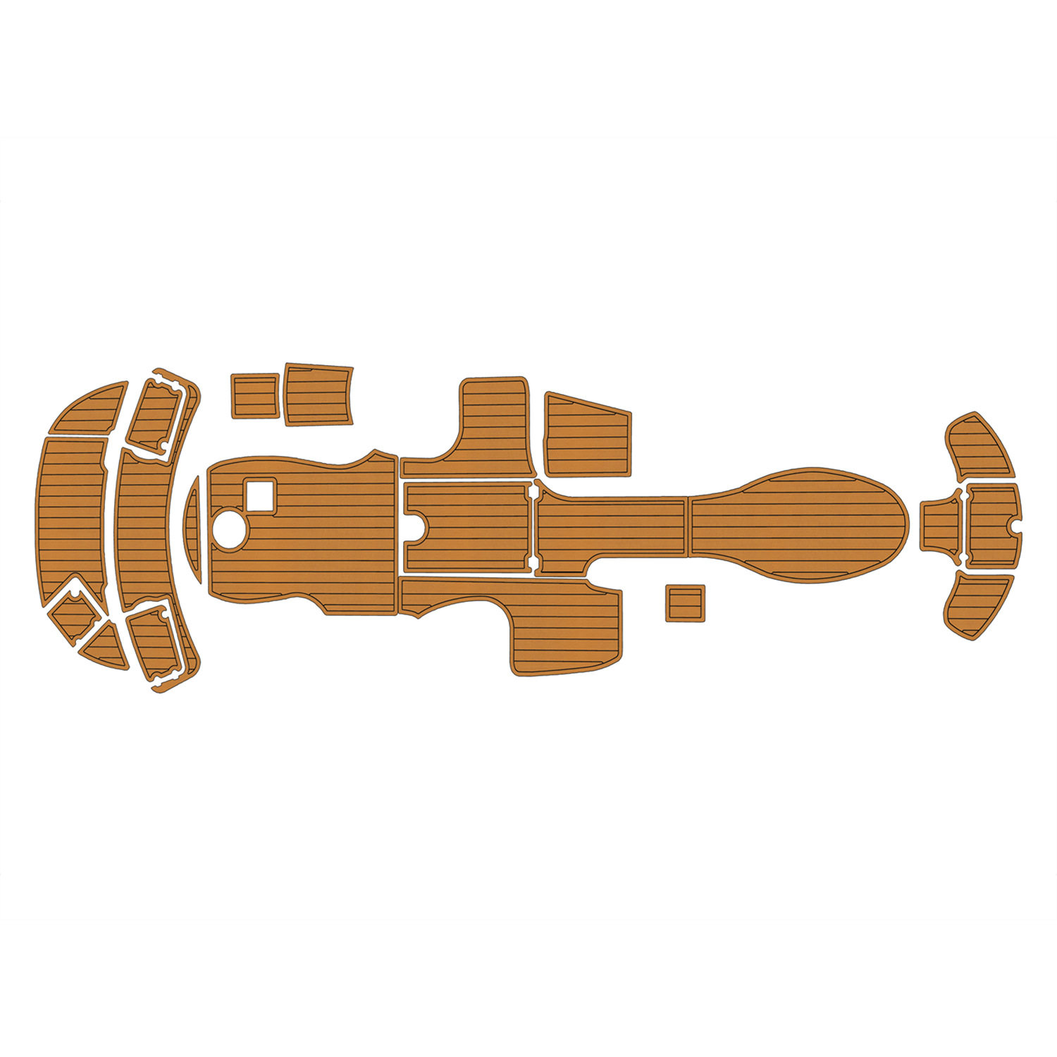 2004-2007 Chaparral 274 Sunesta EVA Faux Teak Marine Floor