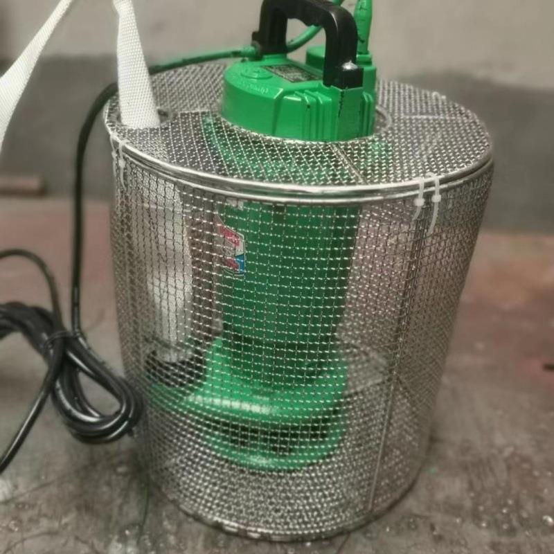 污水泵水泵滤器过滤污水池污水潜水泵罩子水泵护罩滤网污水水池池