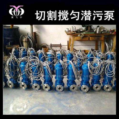 不锈钢潜水泵排污泵耐腐蚀潜水排污泵65WQP25-15-2.2潜污泵