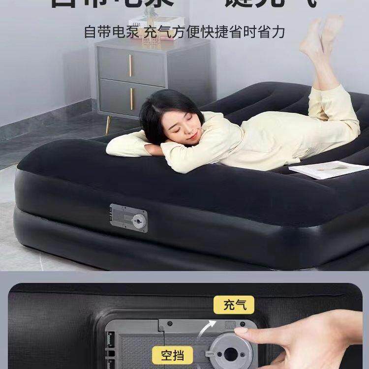 bestway充气床家用双人气垫床打地铺露营户外便携折叠加厚床枕头