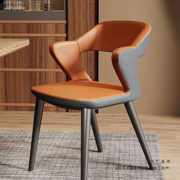 餐椅轻奢感家用主人书桌椅子舒服久坐餐桌椅休闲餐厅靠背凳子