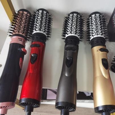 自动旋转热风梳卷发直发吹发直发梳三合一多功能吹风梳旋转卷发梳
