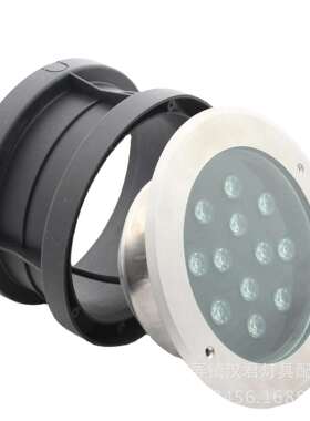 直径240MM全不锈钢LED大功率水下地埋灯12W16W18W