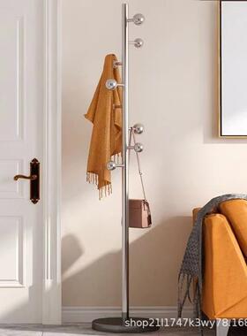 意式挂衣架不锈钢落地卧室床边晚上放衣服金属家用衣帽架轻奢风