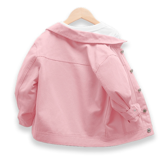 真维斯女童外套春秋2026新款女大童纯棉夹克洋气运动休闲儿童春装