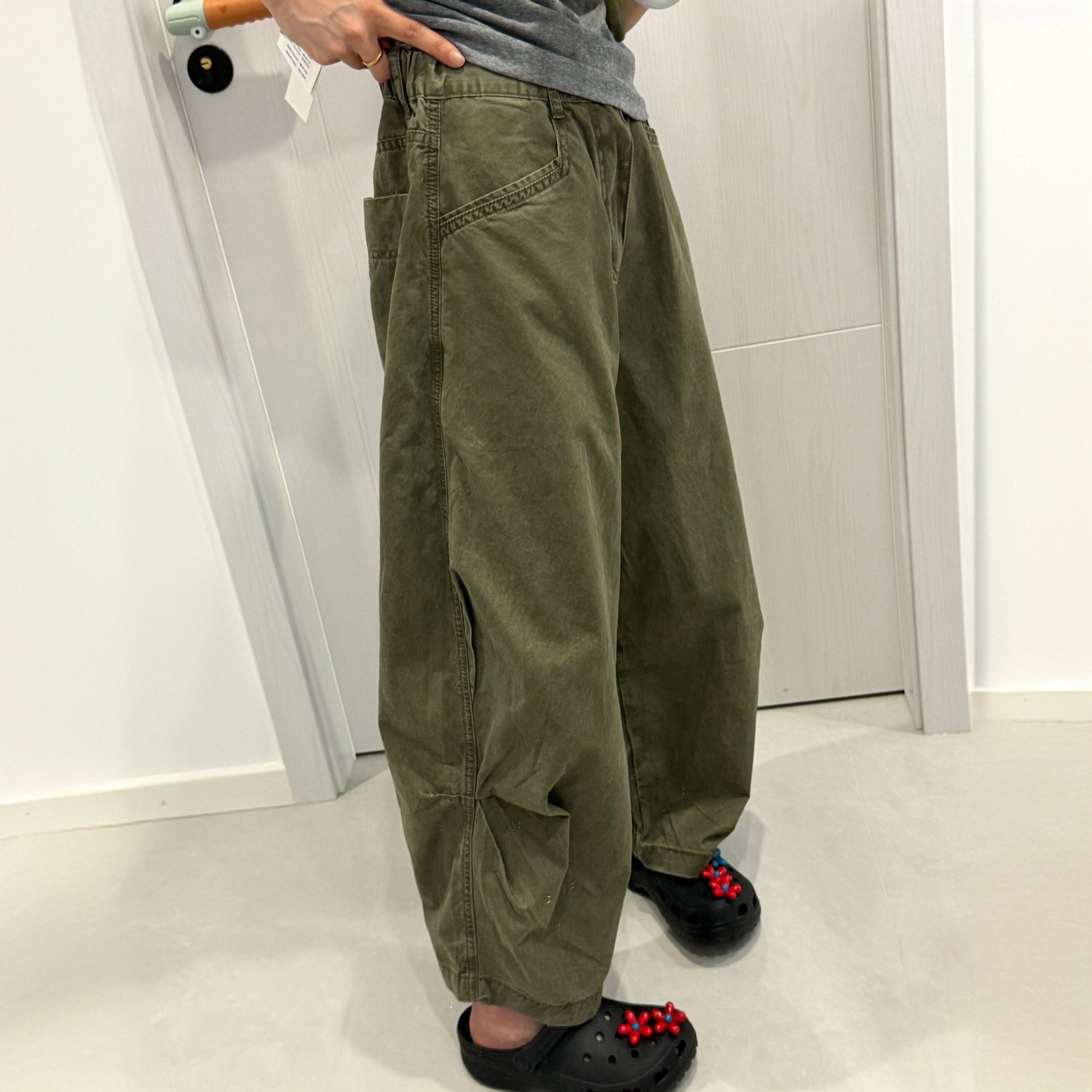上新复古休闲百搭显瘦阔腿牛仔裤透气9分裤夏天高腰裤子薄款女
