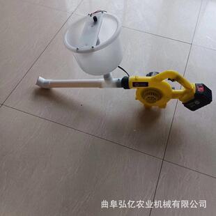 便携花椒树园灭虫打喷粉式机林2果树粉尘抛洒器L手持电动FBI弥粉