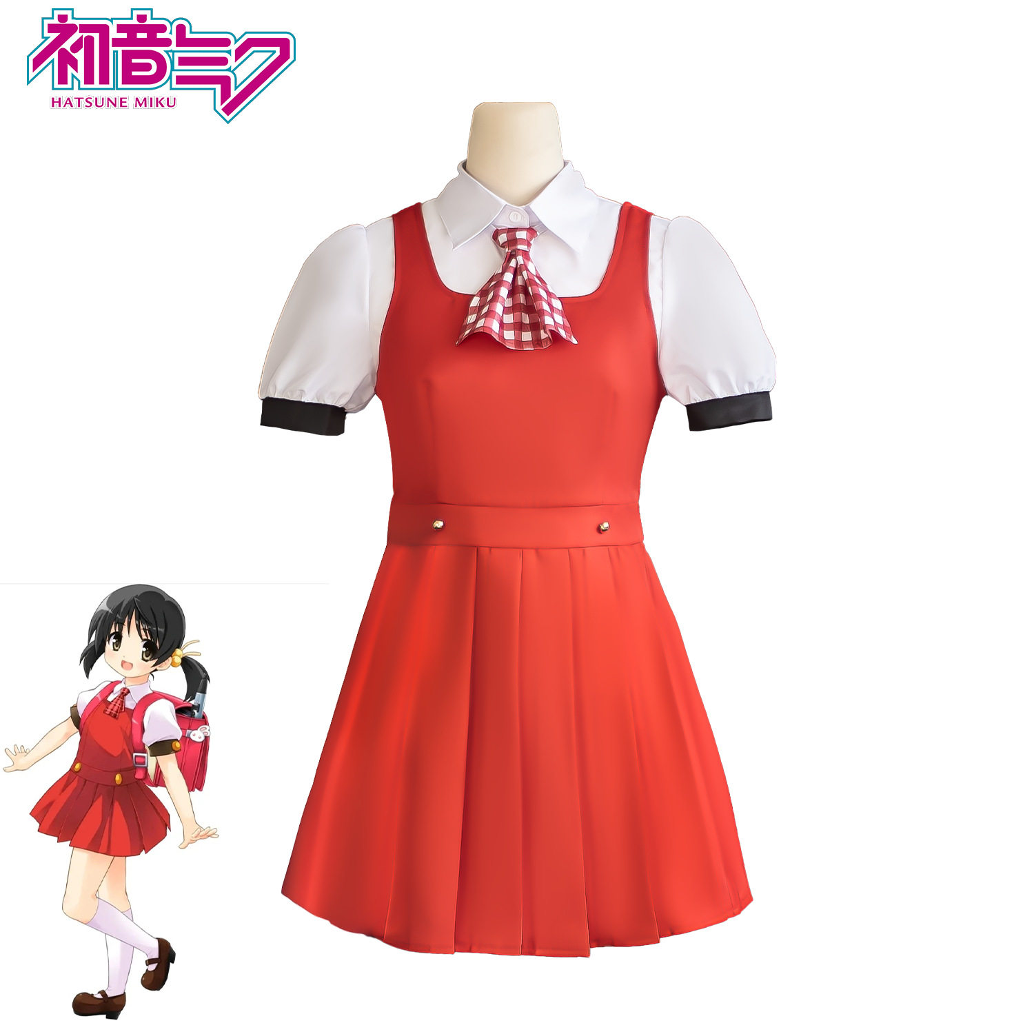 VOCALOID2虚拟歌姬cos服歌爱雪cosplay歌爱YUKI连衣裙二次元服装