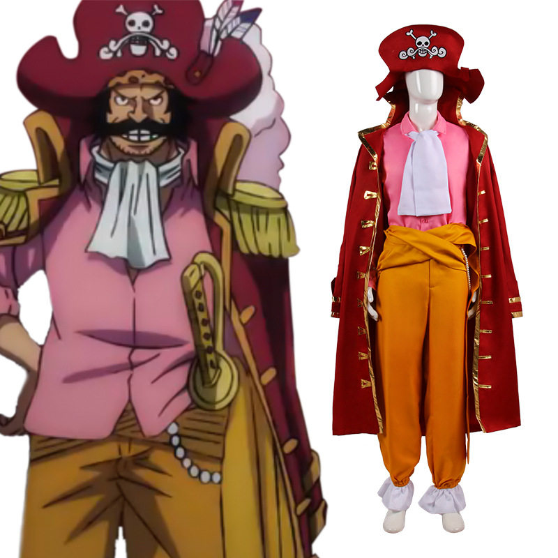 OnePiece/海贼王-哥尔D罗杰配海盗帽COS服装