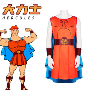 动画电影大力士cos服海格力斯cosplay服万圣节角色扮演表演服