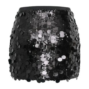 Bodycon 亮片纯色性感包臀裙女士Sparkly Sexy Color Dress Solid