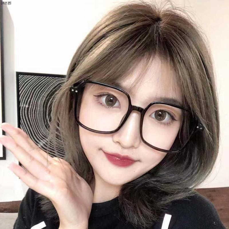 眼镜框女无镜片装饰网红款超大眼睛框架女圆脸显瘦素颜神器近视眼