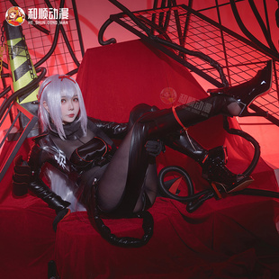 和顺动漫 nikke胜利女神cos红莲 暗影 年轻红莲cosplay服性感女装