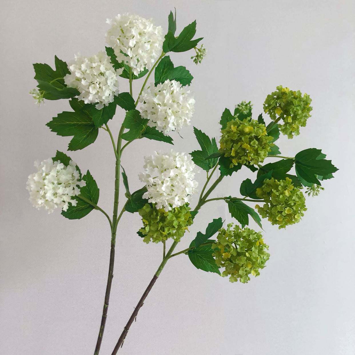木绣球小清新高品质仿真花艺5比雪球室内样板间装饰摆设软装假花 - 实物图