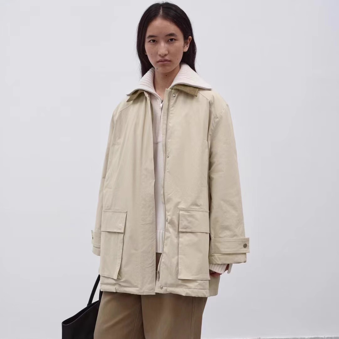 韩系简约风棉服女25冬季新