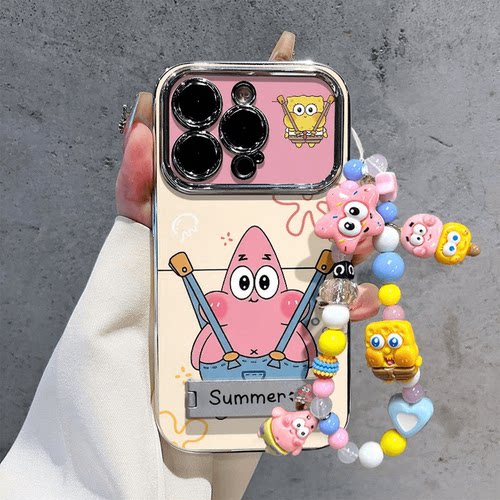 背带裤派大星vivox200s手机壳x100/90/80/70女新款s30/20pro小众iqoo13创意neo10卡通y300/200全包防摔保护套