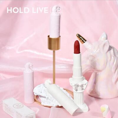 HOLD LIVE梦幻粉雾唇膏大众国货女学生党哑光雾面丝绒独角兽口红