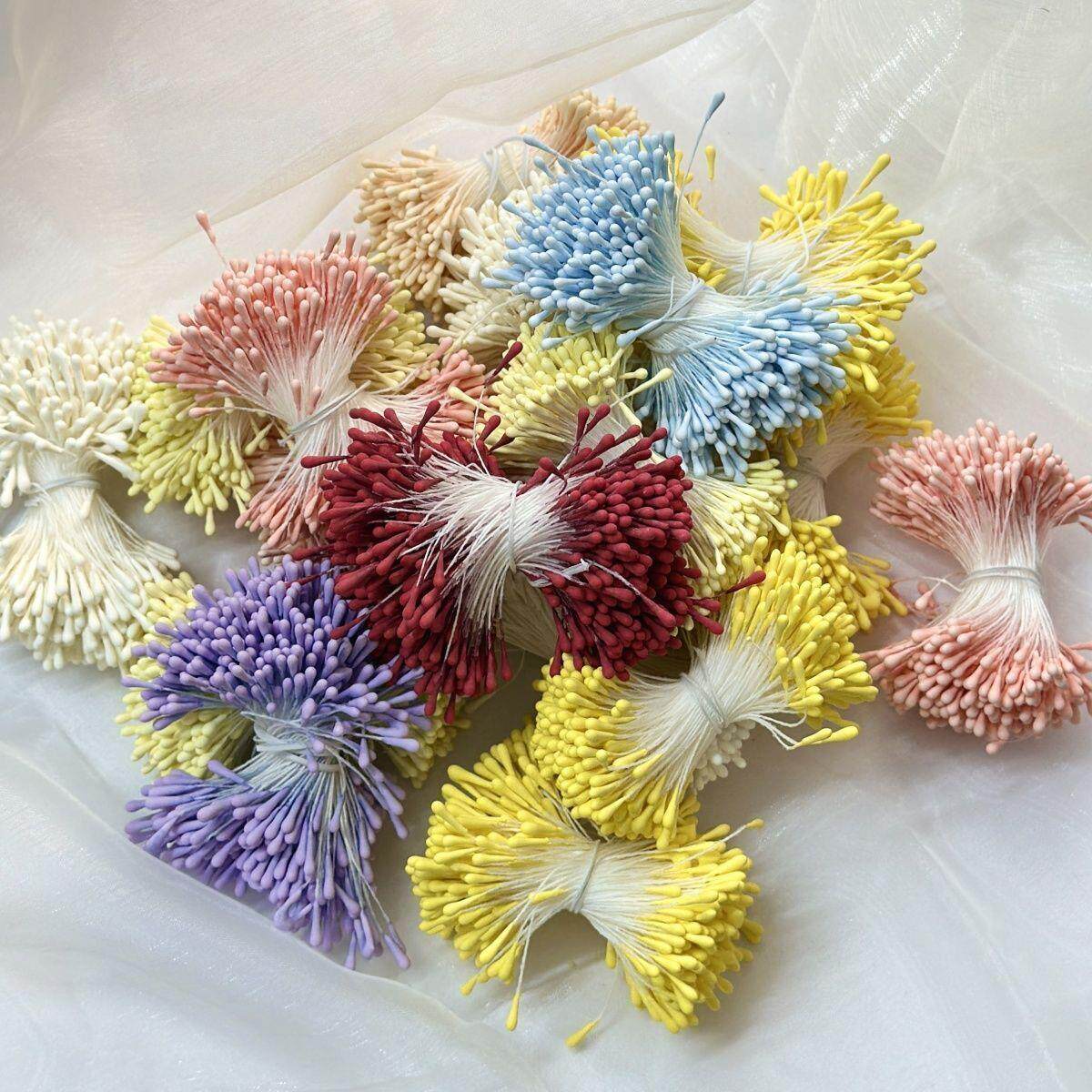 DIY饰品配件缠花花芯扭扭棒花芯材料石膏发簪花束花蕊花芯仿真