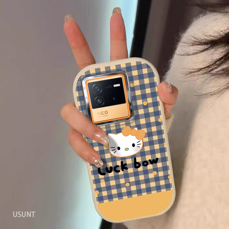 格子kt猫iQOONeo6手机壳