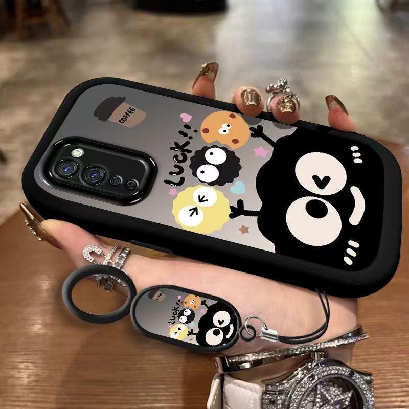 oppo reno3手机壳pdcm00卡通软opreno3pro保护套5g全包边防摔pcrmoo个性创意opopreno3por磨砂0pp0reno3女款