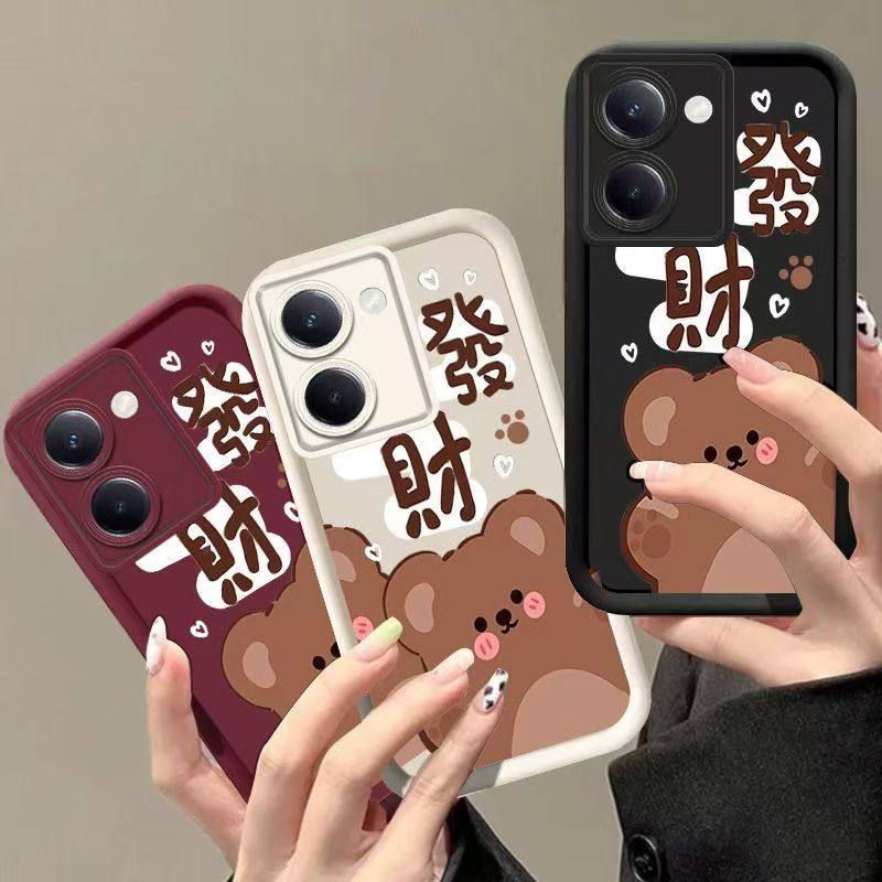 vivo y100手机壳v2313a软硅胶vlvoy100保护套5g镜头全包防摔viv0y100i个性创意v2279a卡通vivo丫100l磨砂女款